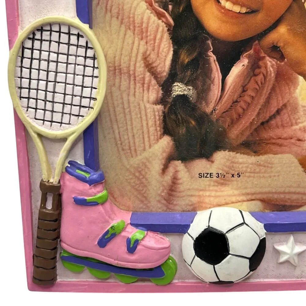 Russ All Star Sculptstone Resin Picture Frame 3.5